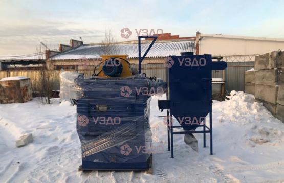 Дробеметная установка барабанного типа с ленточным транспортером ДТУ-200Б