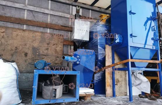 Дробеметная установка барабанного типа с ленточным транспортером ДТУ-200Б