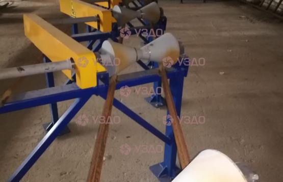 Проходной дробемет для очистки труб, модель ДПУ 325-2