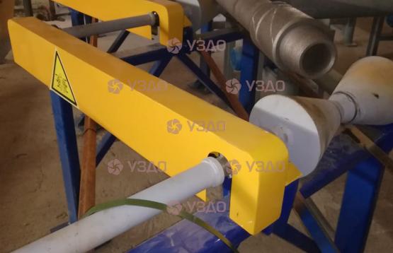 Проходной дробемет для очистки труб, модель ДПУ 325-2